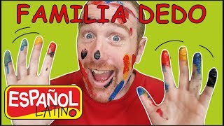 Familia Dedo de Animales  Aprende con Steve and Maggie Español Latino  Canciones para Niños [upl. by Nilrem]