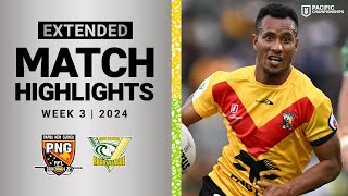 Pacific Championships 2024  PNG Kumuls v Cook Islands Aitu  Extended Match Highlights [upl. by Rehctaht]