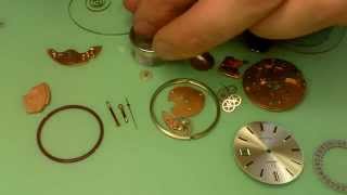 Dismantle Omega Calibre 1030 Watch Repair Services Part 2 [upl. by Annatnas]