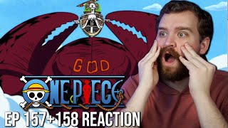 CONIS LIED  One Piece Ep 157158 Reaction amp Review  Skypiea Arc [upl. by Aceber]