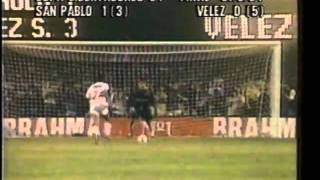 Copa Libertadores 1994  Final  San Pablo 1 3  Vélez 0 5 [upl. by Coplin]