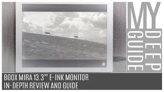 Boox Mira 133quot EInk Monitor InDepth Review And Guide [upl. by Eleira]