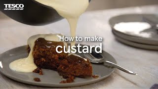 How to Make Custard  Tesco [upl. by Barmen]