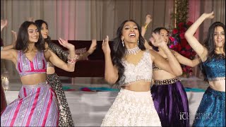 ANISHA WEDDING BOLLYWOOD Performance Ghagra Khwab Dekhe Chikni Chameli ShararaTip Tip Sheila [upl. by Anehs]