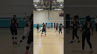 Amiyah Dinks and Scores During Volleyball Finals Lifr Christian vs Magnolia Christian finals dink [upl. by Kenley]