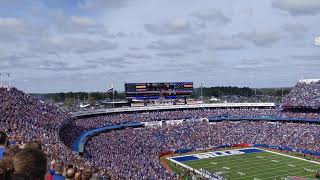 Buffalo Bills Pregame Flyover 92919  USAF F16s [upl. by Adnoma]