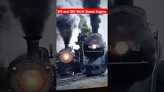 The Last day of 611 and 382 Steam Engine of Norfolk and Western [upl. by Four]