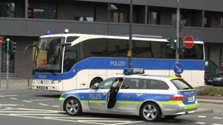 Einsatzkräfte der Polizei  NPDDemo in Frankfurt  2013 Großer Zusammenschnitt [upl. by Seline116]