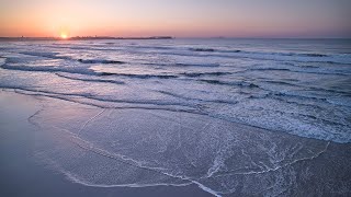 Drone travel aerial photography Peniche amp Baleal beach at sunset [upl. by Tifanie]