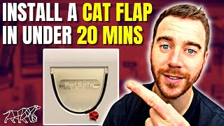 How to install a Cat Flap in UNDER 20 MINUTES  PetSafe Cat Flap diy cat [upl. by Norraa]