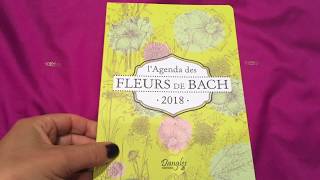 LAgenda des Fleurs Bach 2018  un agenda pratique et super joli [upl. by Gunzburg]