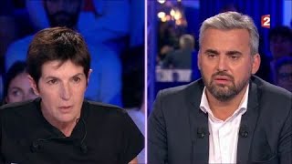 Dieudonné  clash Christine Angot  Alexis Corbière ONPC [upl. by Ramal]