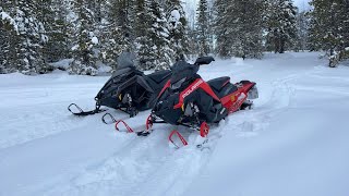 Polaris Matryx Switchback Assault 850 Trail Riding [upl. by Etnahs]