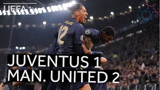 JUVENTUS 12 MAN UNITED UCL HIGHLIGHTS [upl. by Frohman]