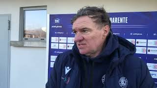 Dragan Cvetkovic après Soyaux Paris FC 13 [upl. by Ybbob]