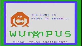 Hunt the Wumpus TI994A gameplay footage [upl. by Fenella582]