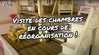 VLOG  VISITE DES CHAMBRES EN COURS DE RÉORGANISATION  ❤️ [upl. by Nitsreik]