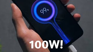 The Worlds FASTEST Charging Phone Xiaomi 100w charger [upl. by Eanerb199]