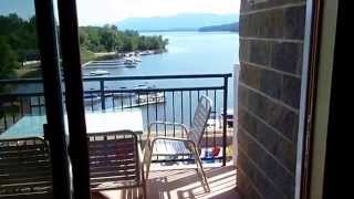 Deluxe Lakefront Suites  Surfside on the Lake  Lake George Hotels [upl. by Dnalyag762]