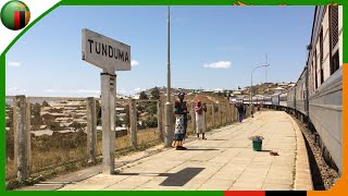 TUNDUMA Border Crossing into TANZANIA  TAZARA Railway Window View Vol18 ZAMBIA [upl. by Airrat]