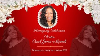 Homegoing Celebration of Pastor Carol JonesMomoh [upl. by Kreager]