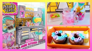 Miniverse Make It Mini Kitchen  2 Bonus Recipes CocoBerry Drink amp Cereal Chocolate Donuts [upl. by Coppola]