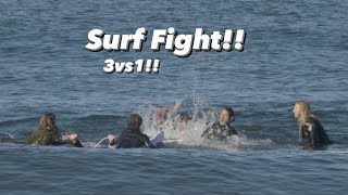 SURF FIGHT 3vs1 I got beat up [upl. by Vivica]