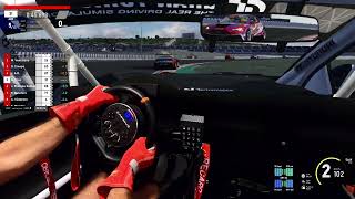 Hyundai Elantra N TCR in Ricardo Tormo  Crash in LFM [upl. by Chak]