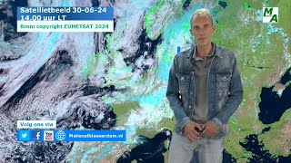 Weerbericht komende week zomerweer laat het vaker afweten wisselvallige start van juli [upl. by Loria]