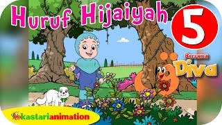 Huruf Hijaiyah bersama Diva full version  part 5   Kastari Animation Official [upl. by Lebezej]