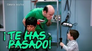 Cámara oculta de niños en El Hormiguero Niños peluqueros Adiós trenzas [upl. by Eimmak]