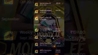 MOUNTY ⚡ freefire shorts money mounty support subscribe viralvideo garenafreefire kannada [upl. by Aznaed]