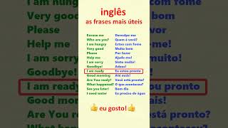 Inglês Aprenda frases mais úteis em inglês para principiantes [upl. by Shelah]