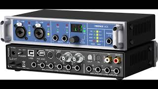 Audient ID4 vs RME Fireface UCX vs RME Fireface 800 [upl. by Dugan]