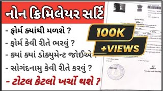 non creamy layer certificate gujarat  રૂ ૨૦  નોન ક્રિમિલિયર સર્ટિફિકેટ વિશે સંપૂર્ણ માહિતી [upl. by Nessie]