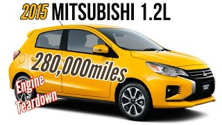 450000km Mitsubishi Mirage engine teardown [upl. by Ninetta659]