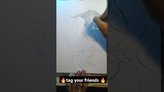 Thank you for all my subscribe support art viralviralshort shorts song views drawing sketch [upl. by Aropizt]