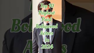 Top 10 highest paid bollywood actors in India bollywood stars hero with highest salary richstar [upl. by Polik907]