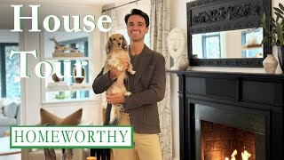 HOUSE TOUR  A Handsome Moody Home in North Carolina [upl. by Hugh]