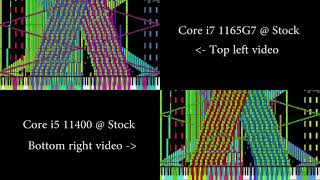 Black MIDI Intel Tiger Lake vs Intel Rocket Lake in Black MIDIs [upl. by Lrac]