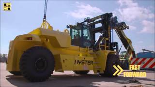 Stevedoring Forklift – Hyster® Special Products Engineering Department SPED [upl. by Eerrehs101]