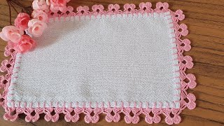 Puntillas a Crochet para Mantelitos  119 [upl. by Ainslee588]