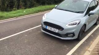 Pull away drive by in fiesta st mk8 with airtec induction kit [upl. by Aelgna259]