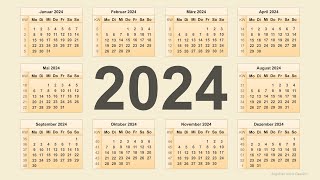 Kalender 2024 [upl. by Germain]