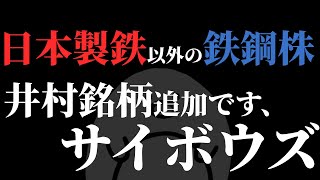 【日本製鉄】他の鉄鋼株の方が上がってません？神戸製鋼・中山製鋼・合同製鉄たちとか、思ってる人たちへ【サイボウズ井村俊哉】 [upl. by Triny]