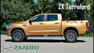 ZX Terralord กระบะจีนใช้บอดี้ Ford Ranger เครื่อง Isuzu  MZ Crazy Cars [upl. by Ierna]