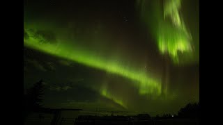 Aurora Borealis on the night of 11 October 2024 in 4K [upl. by Charpentier]