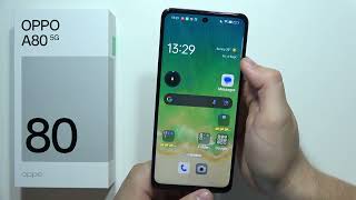 OPPO A80 5G How to Turn OnOff Smart Sidebar [upl. by Anelis]