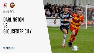 Darlington 11 Gloucester City  National League North  202324 [upl. by Rotceh]