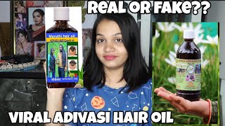 I Tried Viral Adivasi Hair Oil😥😥  Real Or Fake  Honest Review🙂 Chetna Raikwar [upl. by Elaine590]